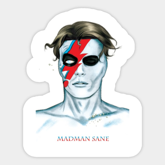 MADMAN Sane! Sticker by MICHAEL ALLRED